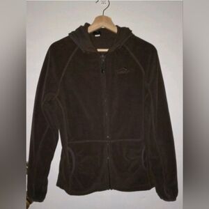 Brown Hooded Women's Sweatshirt